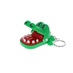 Porte-clés crocodile mordant