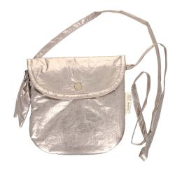 Sac bandoulière enfant métallisé doré