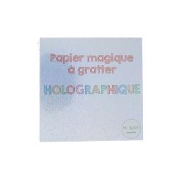 Bloc de papier magique holographique