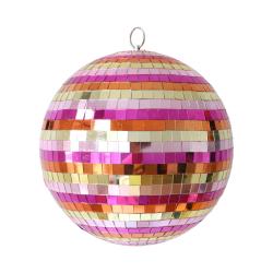 Boule disco à facettes arc-en-ciel 25 cm