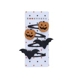 Lot de 4 barrettes halloween