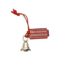 Clochette en laiton porte-bonheur 