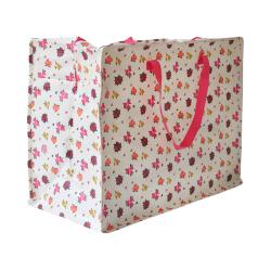 Sac de rangement fleurs roses - La vie en rose