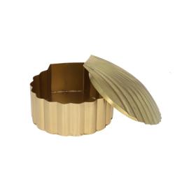 Boîte coquillage en laiton