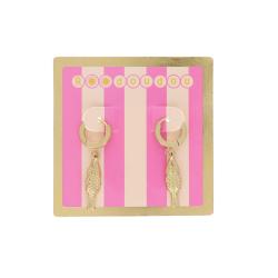 Boucles d'oreilles mini créoles poisson