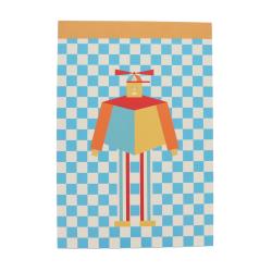 Carnet à dessins feuilles détachables robots - Dans les airs