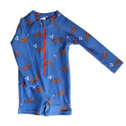 Combinaison maillot de bain anti-UV bébé 9-12 mois - Tigre du Bengale