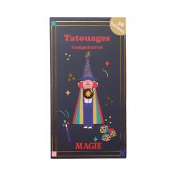 Set de 2 planches de tatouages temporaires Magie