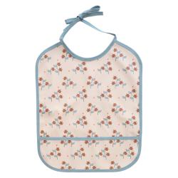 Bavoir imperméable fleuri - À la cueillette