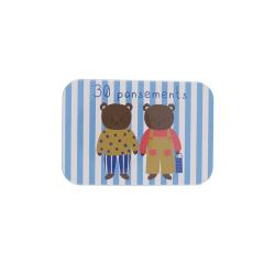 Boîte de 30 pansements enfants ours - Petit déj