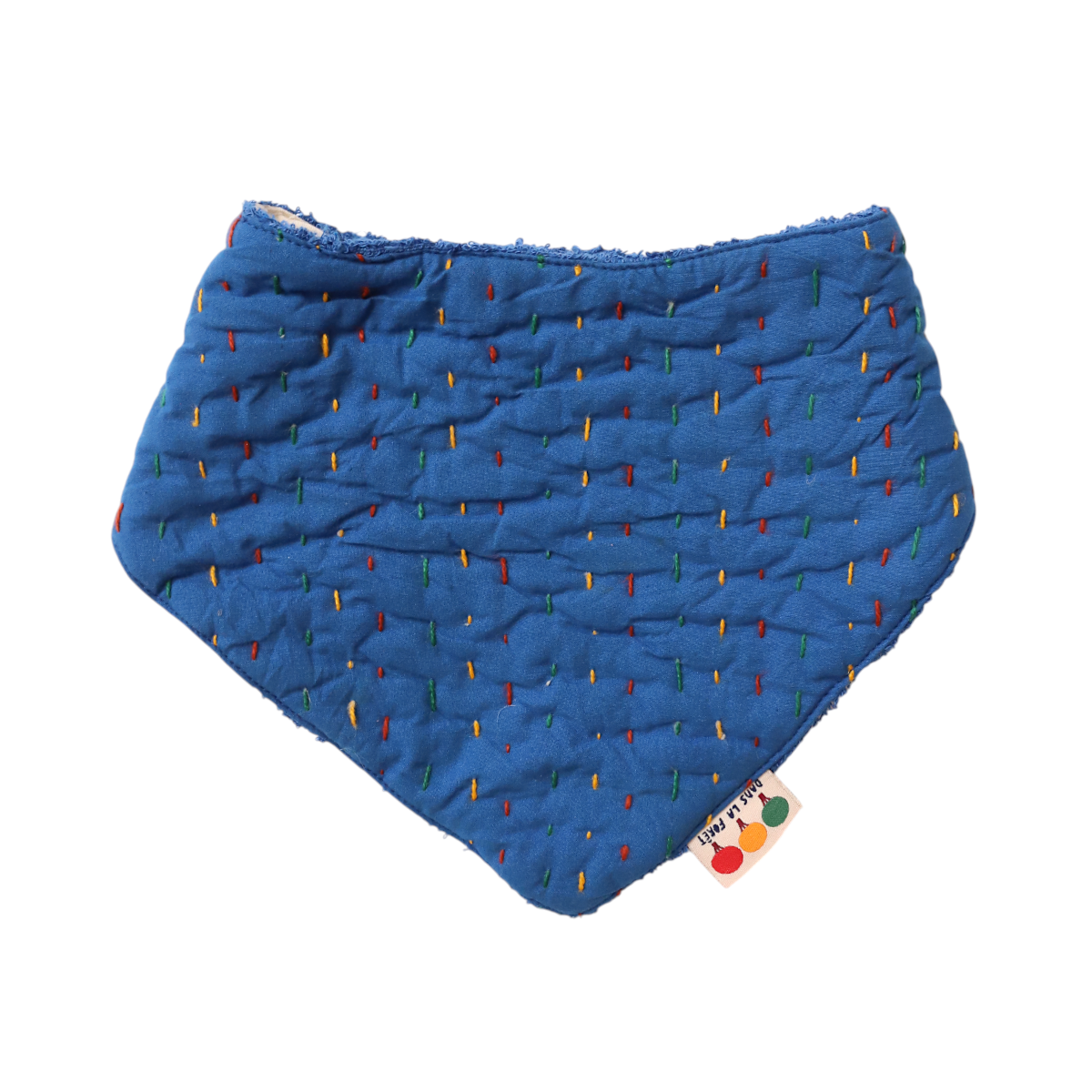 Bavoir bandana éponge en khanta bleu - La forêt