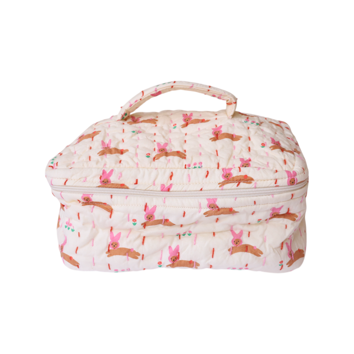 Vanity en khanta lapin rose - Chichi pompon
