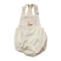 Barboteuse velours lapin rose 6-12 mois - Chichi pompon