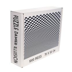 Puzzle damier irrégulier 1000 pcs