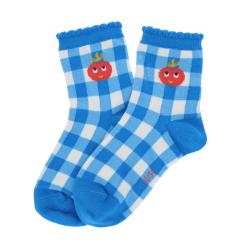 Chaussettes enfant vichy bleu 27-30 - Vichy chéri
