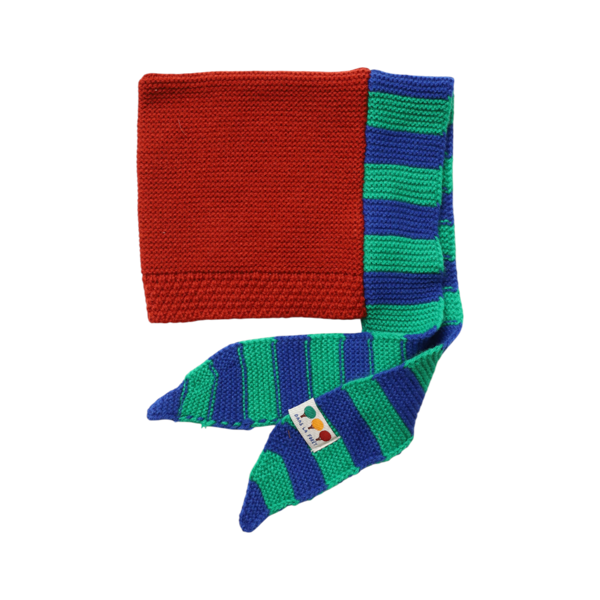 Bonnet en tricot rayé 0-6 mois - La forêt