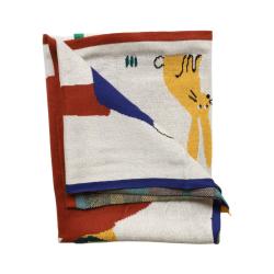 Couverture en tricot animaux - La forêt