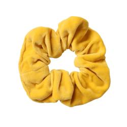 Chouchou en velours jaune - Olympe