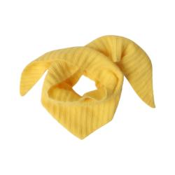 Bandana écharpe en tricot jaune - Olympe