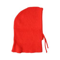 Cagoule femme en tricot orange - Olympe
