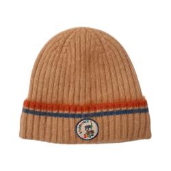 Bonnet enfant en tricot beige - L'affreux Jojo
