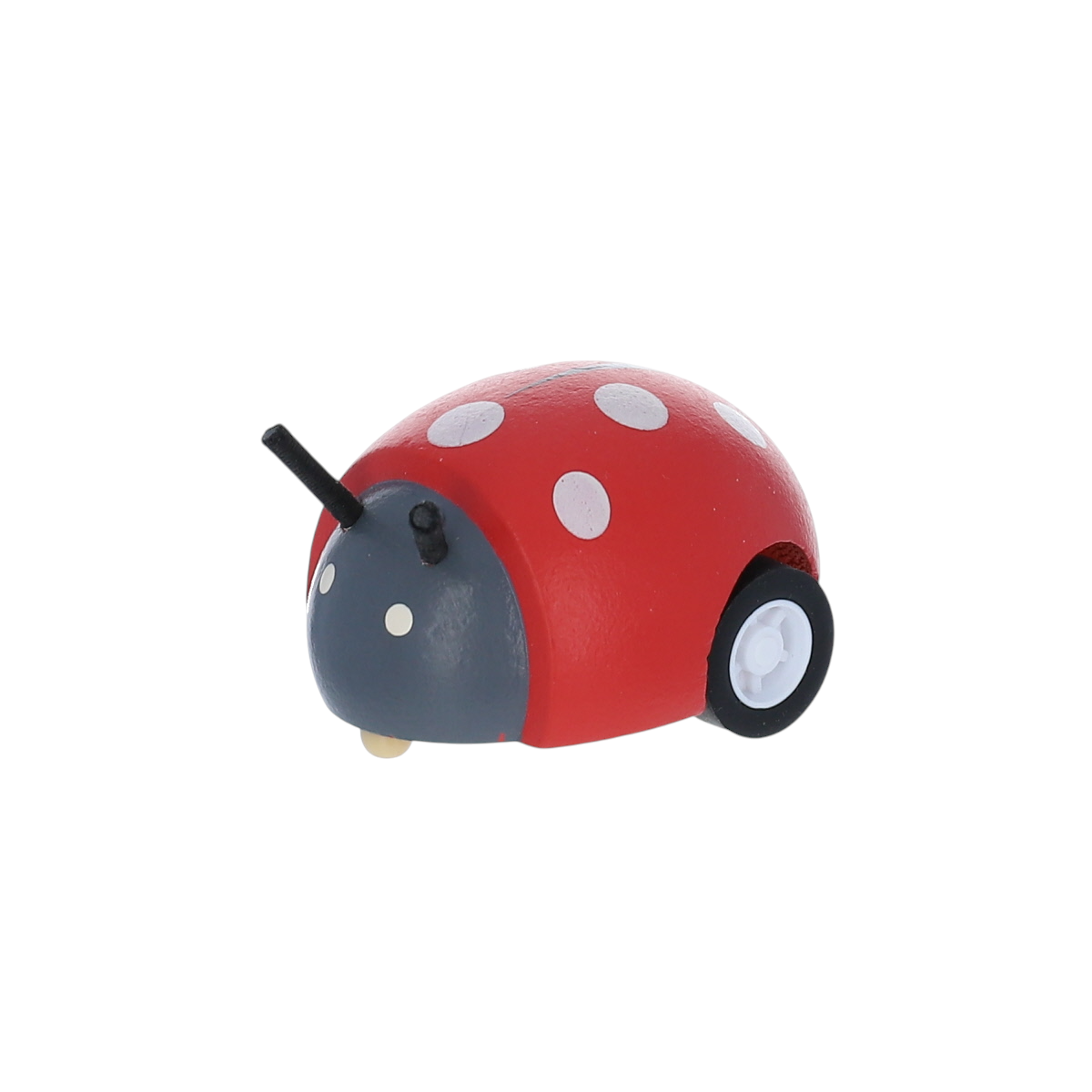 Coccinelle à remonter en bois