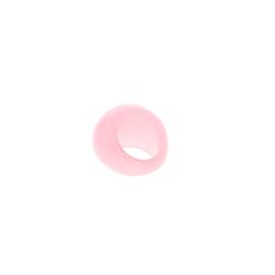 Bague en résine rose