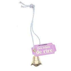 Clochette laiton porte-bonheur 