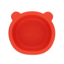 Bol ours silicone rouge – Petit déj