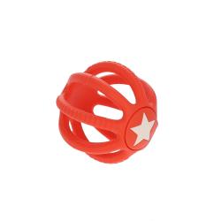 Balle en silicone rouge - Petit déj