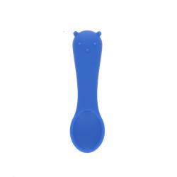 Petite cuillère en silicone ours bleu - La forêt