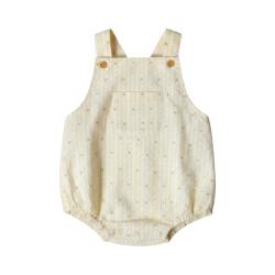 Barboteuse écru et jaune 6-12 mois - Petites Souris