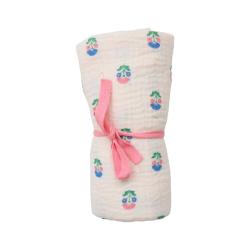 Lange fleurs bleues 70x70 cm - Joli Paon