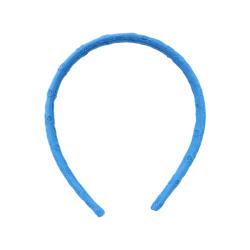 Serre-tête broderie bleue - Joli Paon