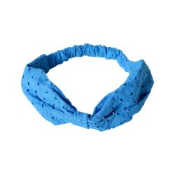 Bandeau cheveux broderie bleue - Joli Paon