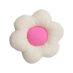 Coussin fleur écrue - Joli Paon