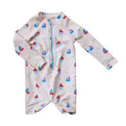 Combinaison maillot de bain anti-UV bébé 9-12 mois - Petit Matelot