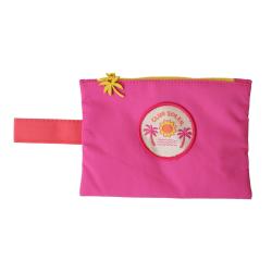 Pochette rose et jaune - Club Soleil