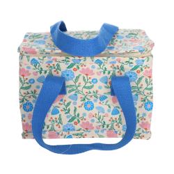 Lunch bag fleurs bleues - Joli paon