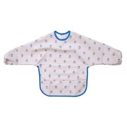 Bavoir tablier manches longues 1-3 ans - Joli Paon