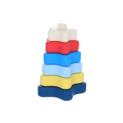 Tour à empiler étoiles en silicone - Petit matelot