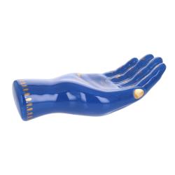 Vide-poche main protectrice bleu doré – La Bonne Aventure