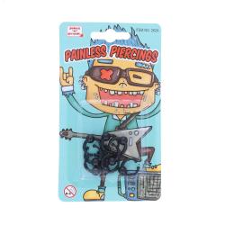 Faux piercings gadget farceur lot de 8