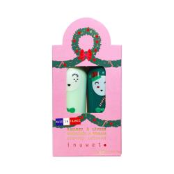 Duo baumes à lèvres pomme cerise édition limitée Noël