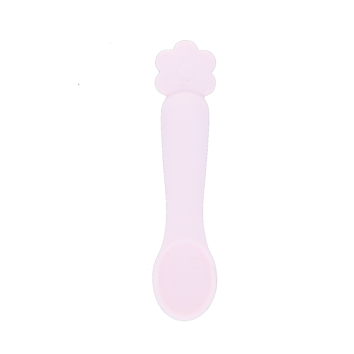 Cuillère en silicone fleur rose clair - Joli Paon