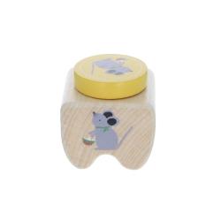 Boîte à dents jaune - Petites Souris