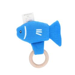 Hochet poisson bleu - Petit Matelot