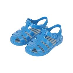 Sandales de plage enfant bleu marinière taille 23 - Petit Matelot