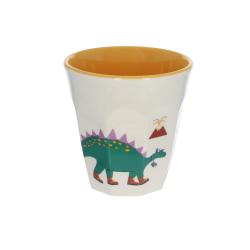 Grand verre en mélamine stegosaure Dinosaures