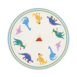 Assiette en mélamine Dinosaures
